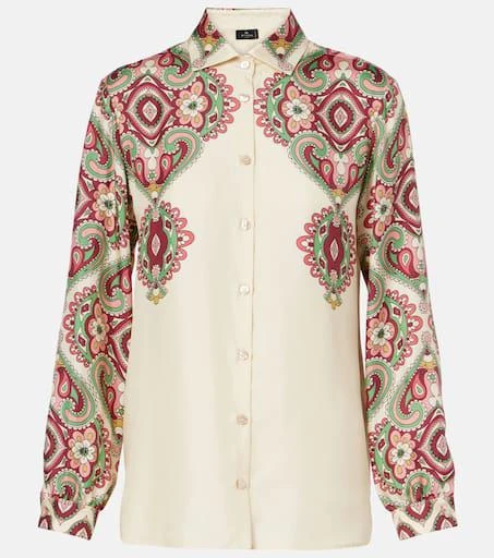 ETRO Printed silk shirt 1