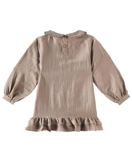 Donsje Luus ruffled hemp-blend dress 3