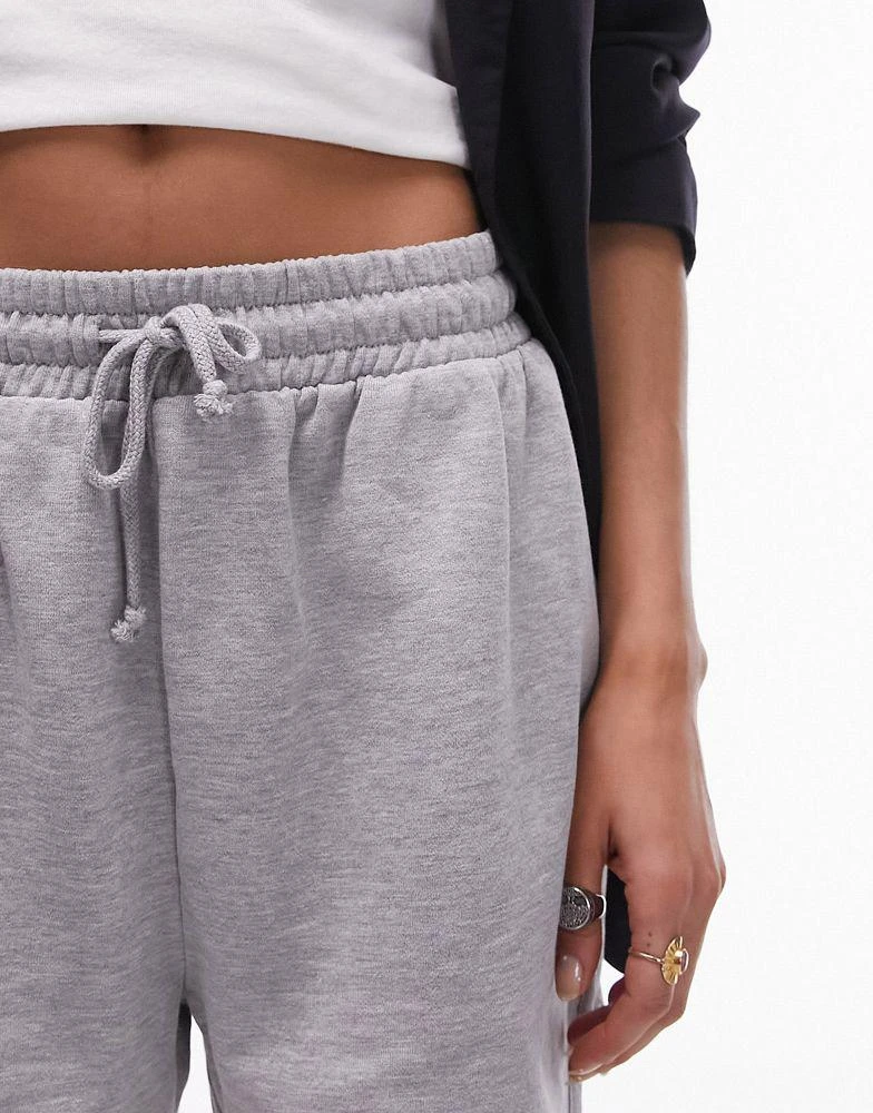 Topshop Topshop jogger short in grey marl 3