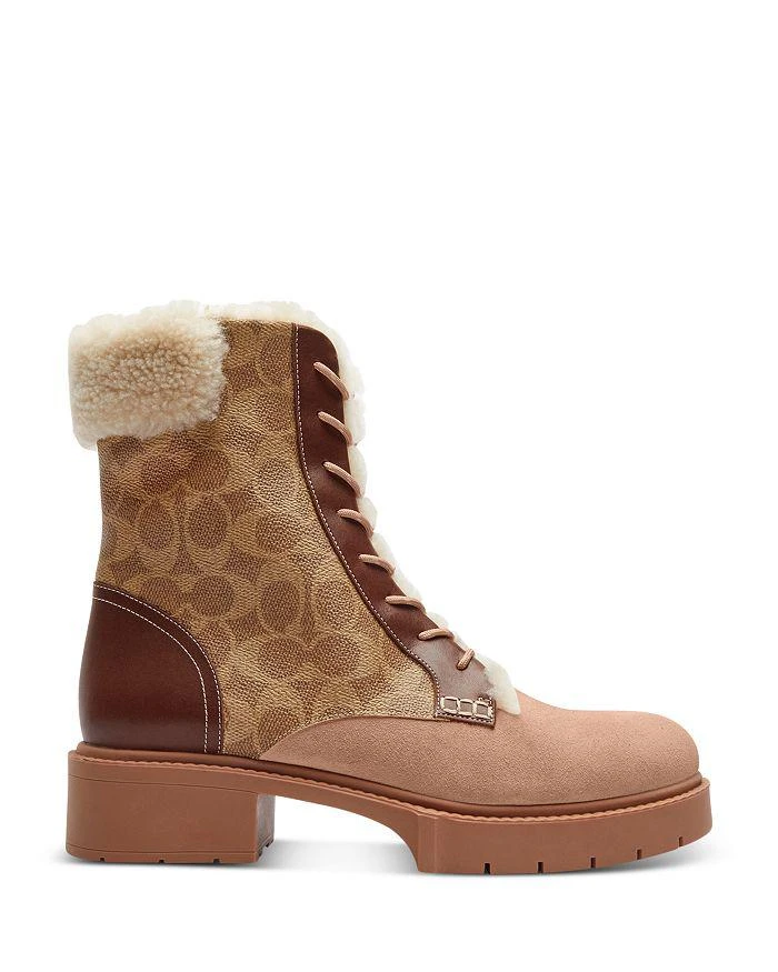 Coach Women's Leighton Signature Shearling Boots 2