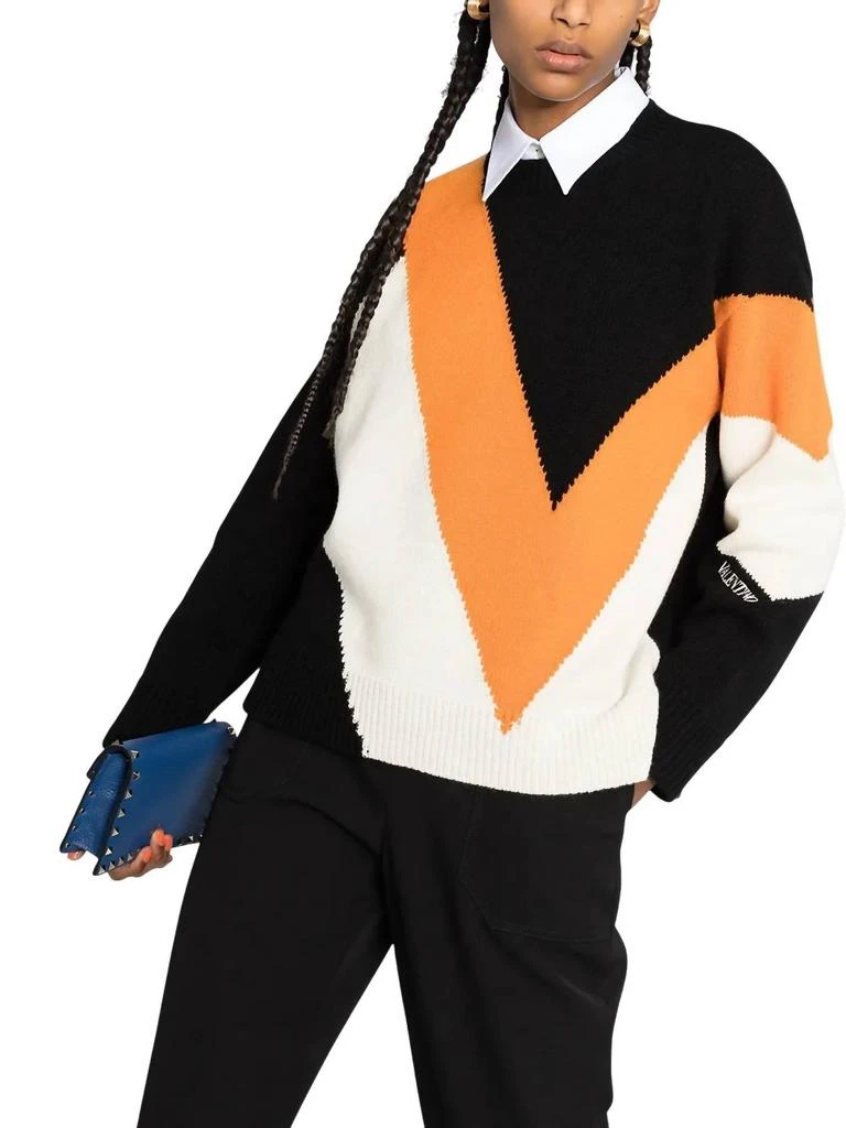Valentino Valentino - Intarsia Knit Jumper 4