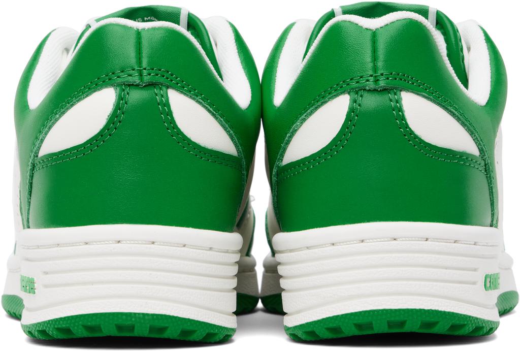 Converse Green & Off-White Weapon Low Top Sneakers