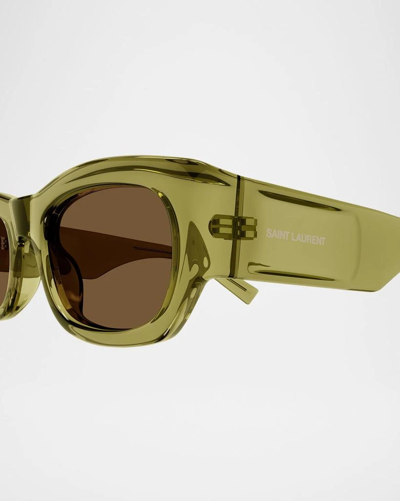 Yves Saint Laurent Plastic Rectangle Sunglasses 2