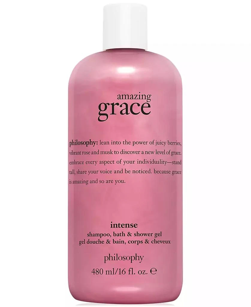 philosophy Amazing Grace Intense Shampoo, Bath & Shower Gel, 16 oz. 1