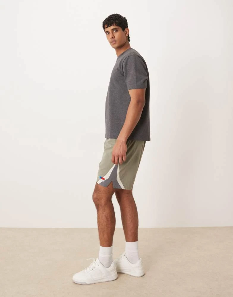 Prohibited Prohibited racer track shorts in green 3