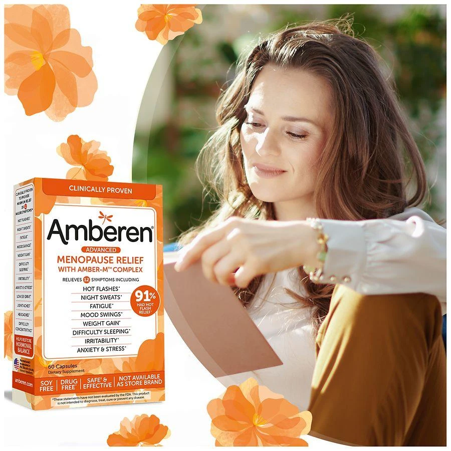 Amberen Multi-Symptom Menopause Relief Capsules 5