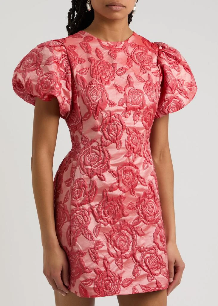 Sister Jane Grace floral-jacquard cloqué mini dress 2