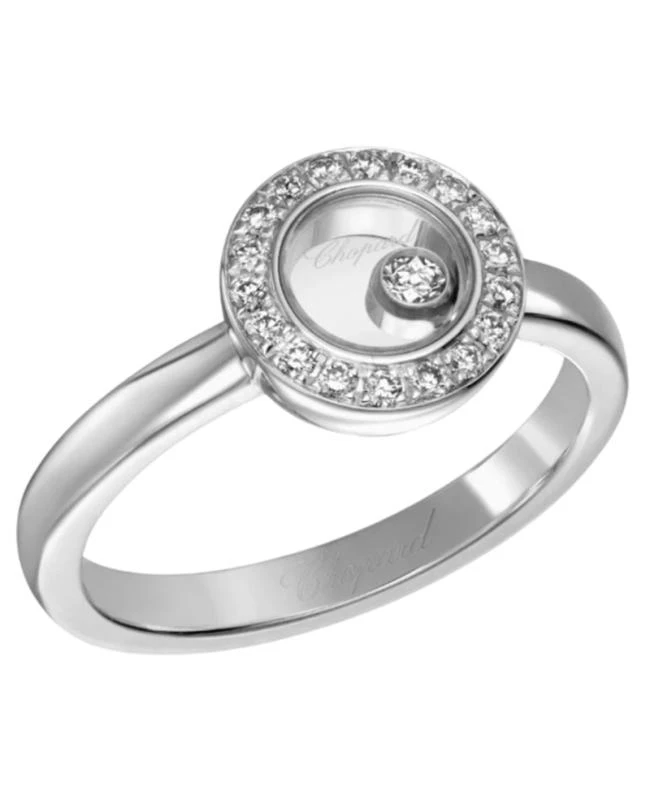 Chopard Chopard Happy Diamonds Icons 18K White Gold and Diamond Women's Ring 82A017-1200 1