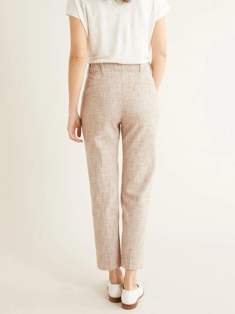 Cyrillus Cyrillus - Pantalon Vichy Marr - Marron Moyen Multicolore - Femme 3