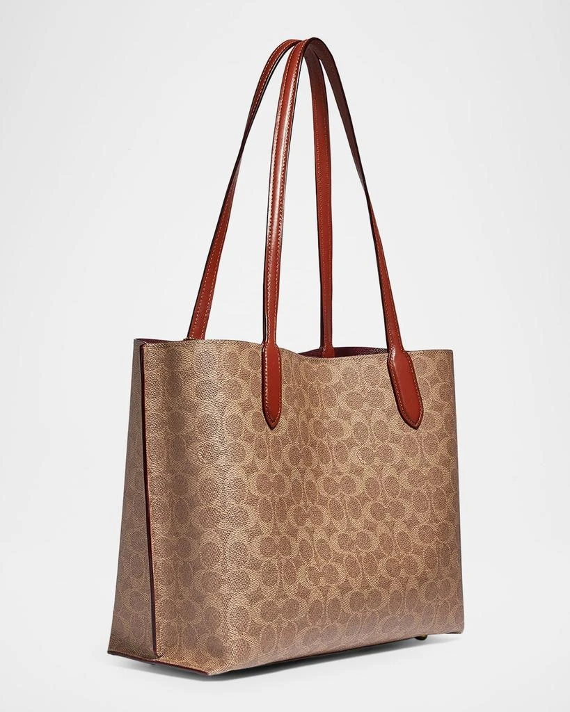 Coach Willow Canvas Tote Bag 6