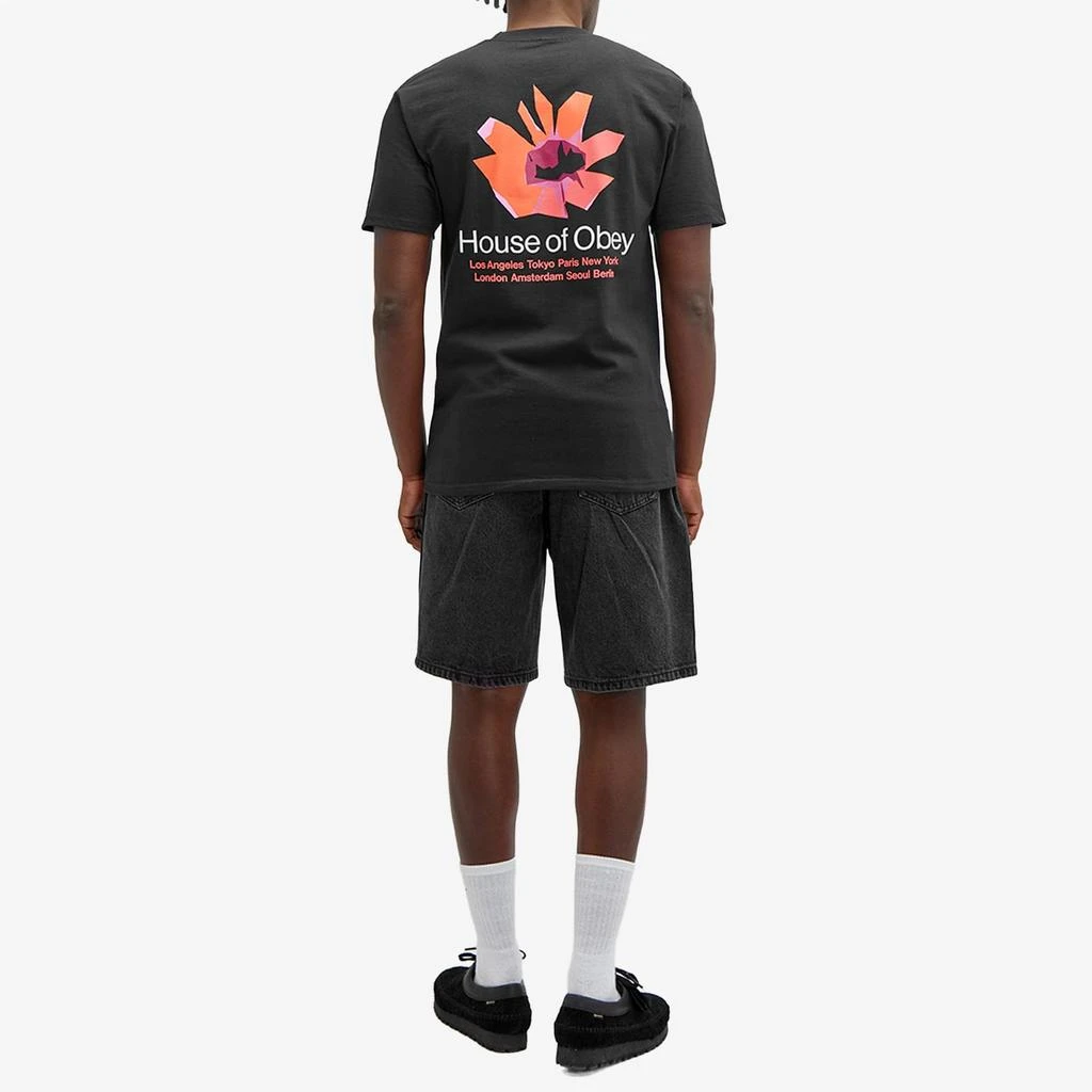 Obey Obey House of Obey Floral T-Shirt 4