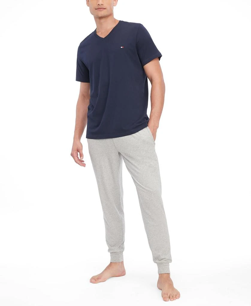 Tommy Hilfiger Tommy Hilfiger Men's Flag V Neck Tee, Dark Navy, L 4