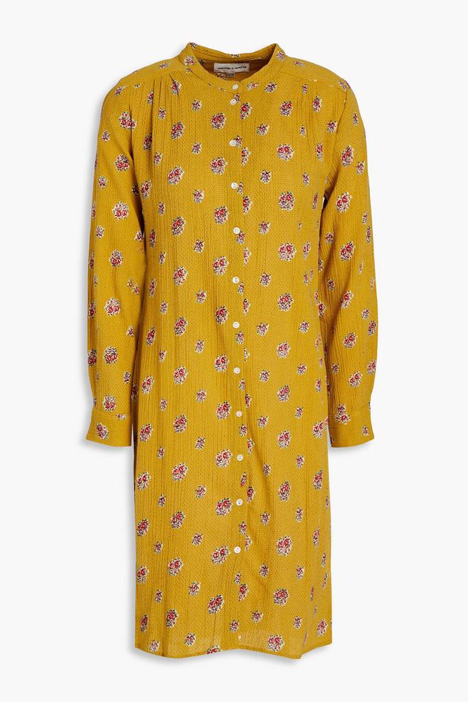 ANTIK BATIK Audrey printed cotton-crepon shirt dress