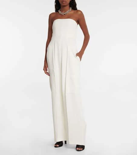Tom Ford Paneled bandeau satin jumpsuit 5