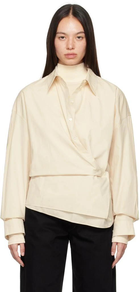 Lemaire Off-White Twisted Shirt 1