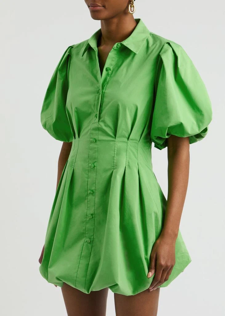 Jonathan Simkhai Cleo cotton-blend poplin mini shirt dress 2