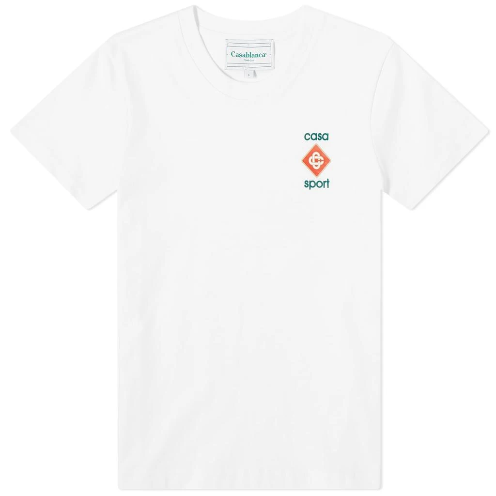Casablanca Casablanca Casa Sport Printed Fitted T-Shirt 1