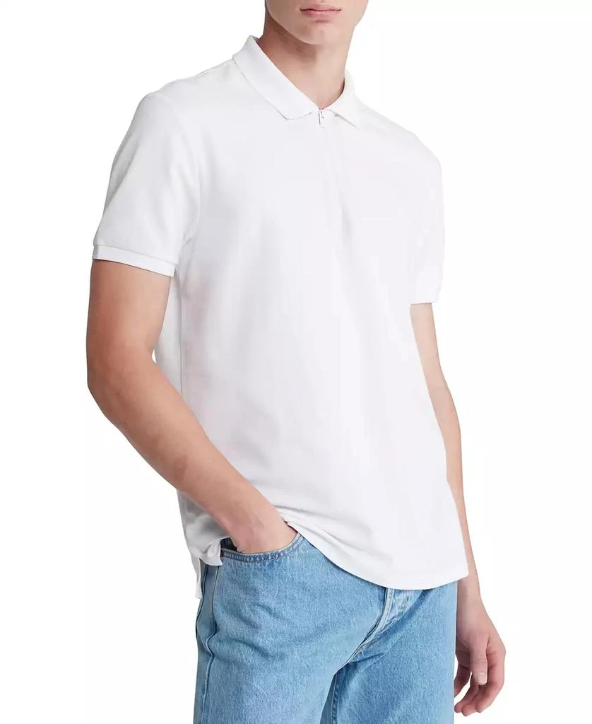 Calvin Klein Men's Athletic Tech Zip Polo Shirt 1