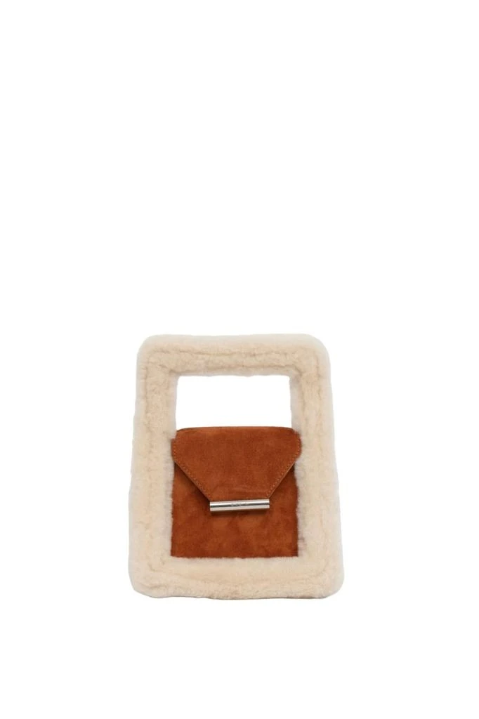 Jonathan Simkhai Beau Frame Bag In Toffee 1