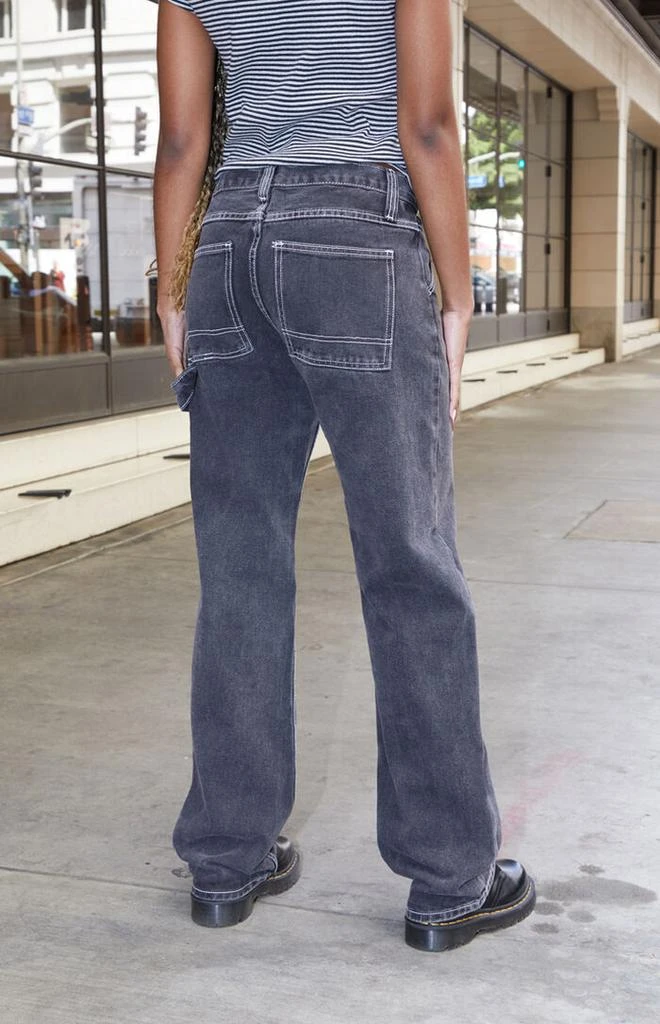 John Galt Black Crispina Low Rise Carpenter Jeans 4