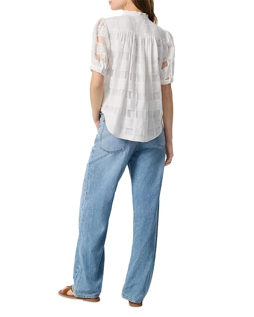 Rag & Bone Jordan Short Sleeve Plaid Top 5
