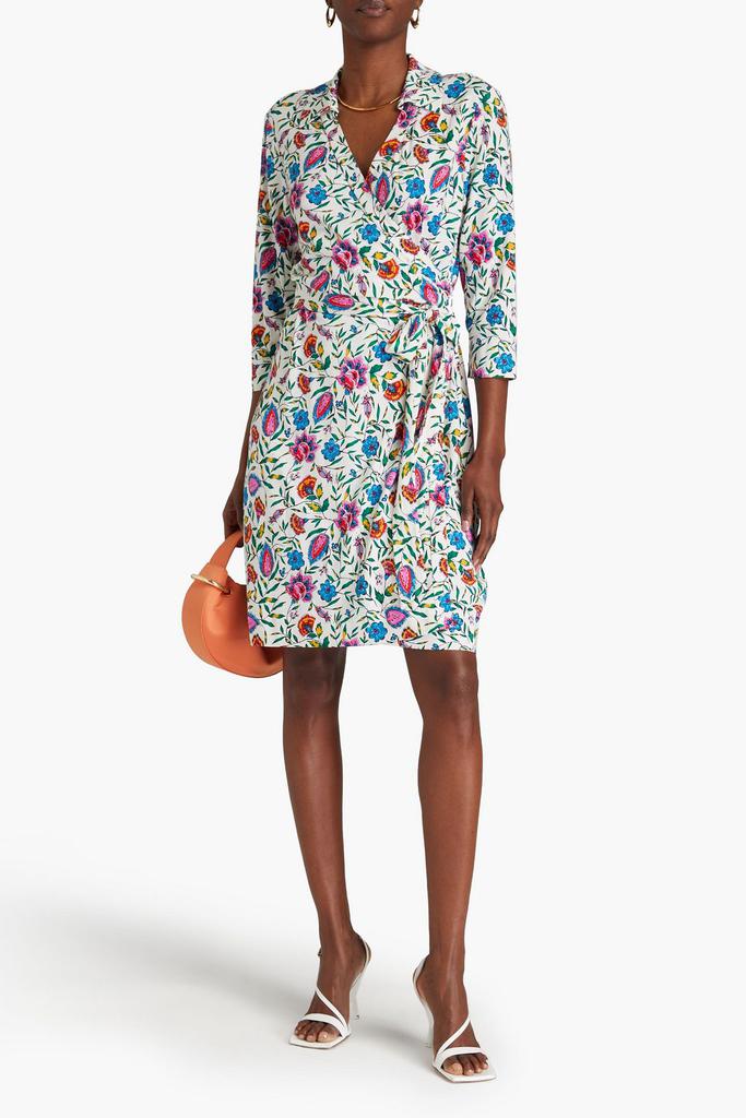 Diane von Furstenberg New Jeanne floral-print silk-jersey wrap dress