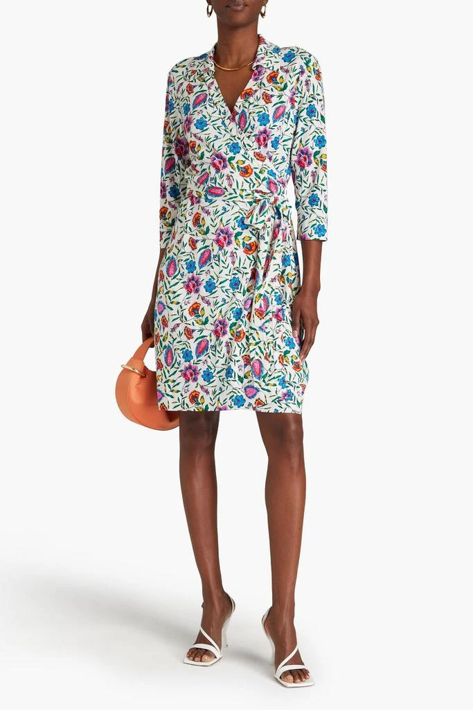 Diane von Furstenberg New Jeanne floral-print silk-jersey wrap dress 2