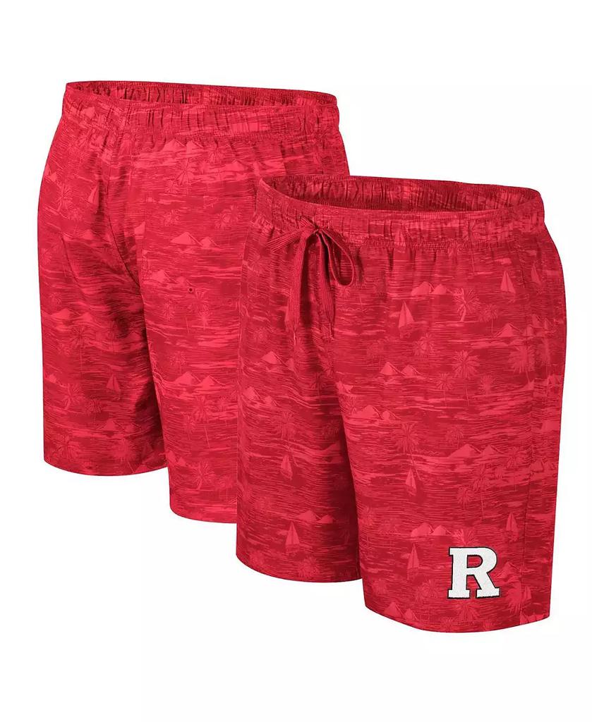 Colosseum Men's Scarlet Rutgers Scarlet Knights Ozark Swim Shorts