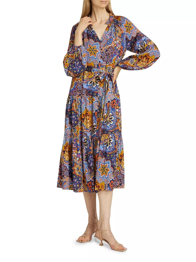 Tahari The Sienna Paisley Silk Dress 3
