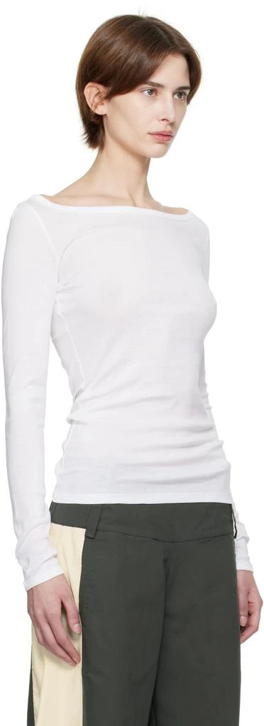 FLORE FLORE White Tende Longsleeve T-shirt 2