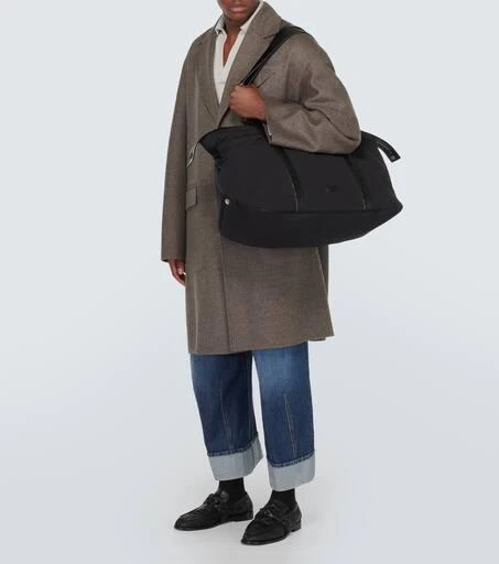 Bottega Veneta Crossroad Large leather-trimmed duffel bag 7