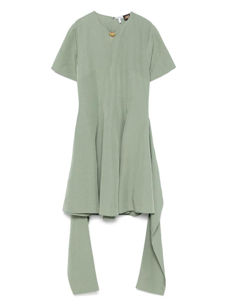 Loewe Pebble dress in viscose and linen - Dresses & Skirts