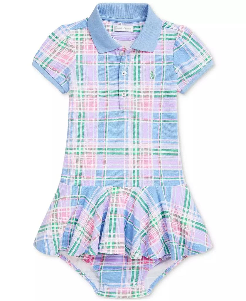 Ralph Lauren Baby Girls Cotton Mesh Polo Dress 1