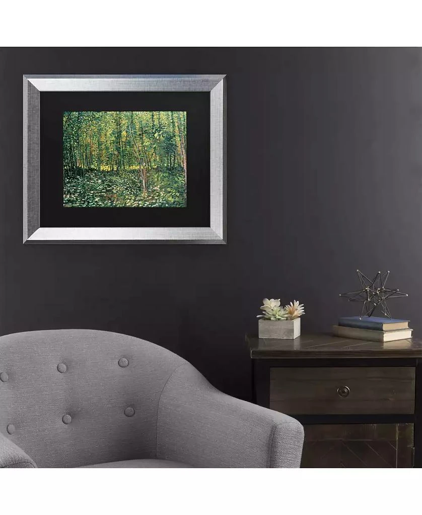 Trademark Global Vincent Van Gogh Trees and Undergrowth, 1887 Matted Framed Art - 27" x 33" 3