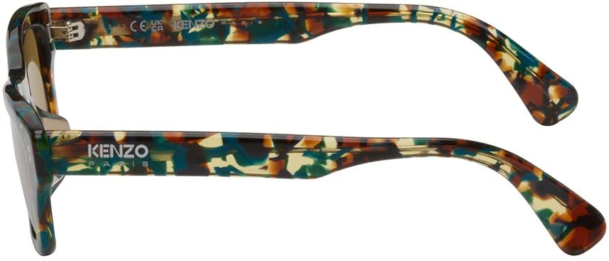 Kenzo Tortoiseshell Rectangular Sunglasses 3