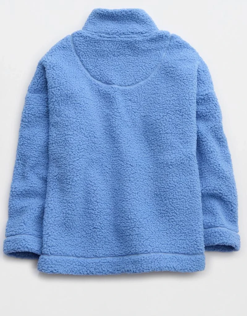Aerie Aerie Sherpa Quarter Zip Sweatshirt 5