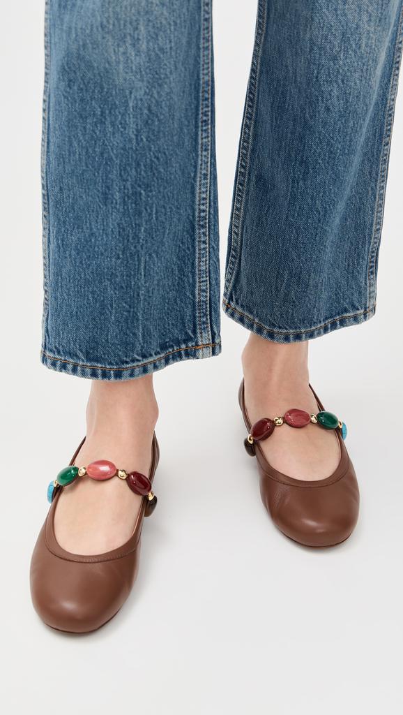 Gianvito Rossi Shanti Mary Jane Flats