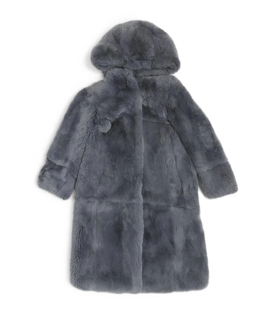Yves Salomon Rabbit Fur Coat (4-14 Years) 1