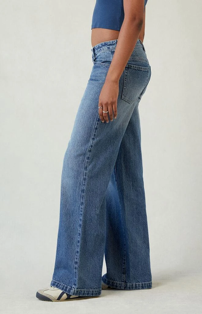 PacSun Casey Low Rise Baggy Jeans Indigo 3