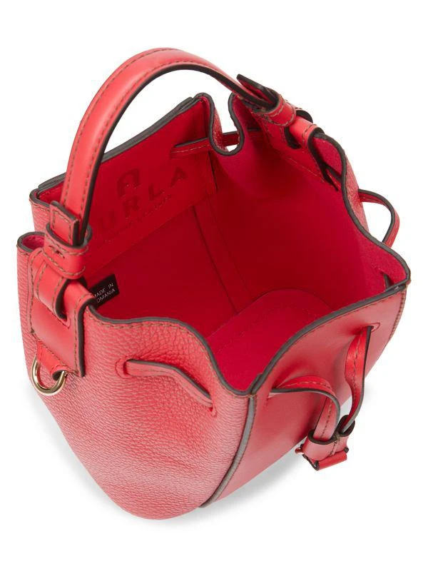 Furla Leather Bucket Crossbody Bag 3