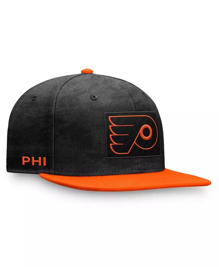 Fanatics Men's Black/Orange Philadelphia Flyers Authentic Pro Rink Snapback Hat 2