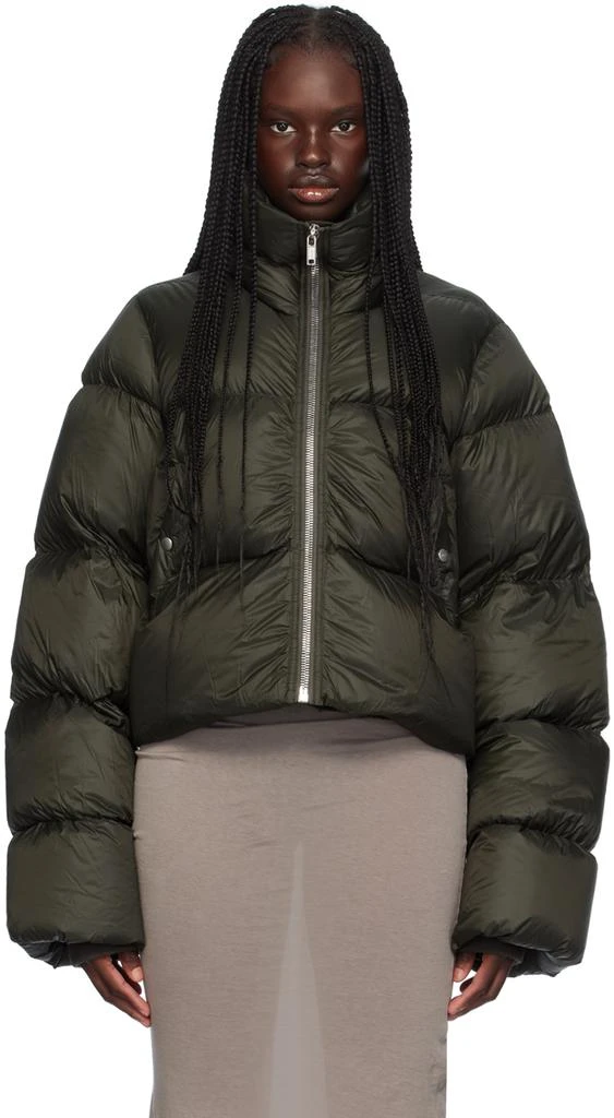 Rick Owens Green Porterville Turtle Down Jacket 1