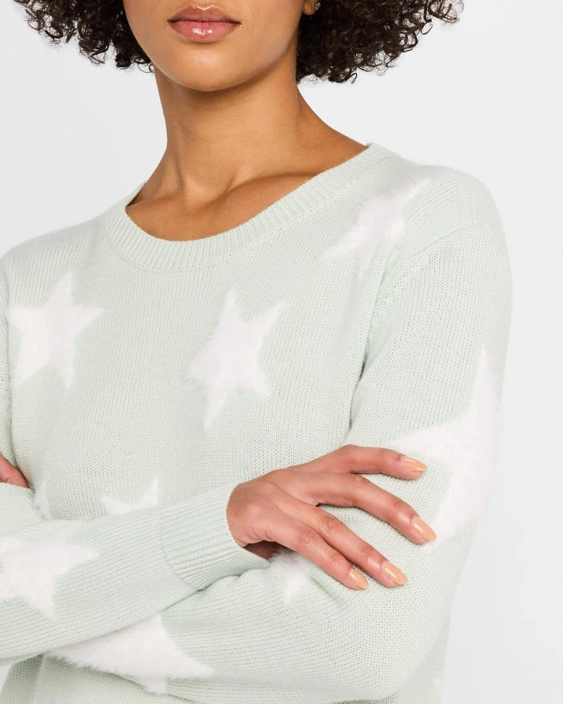 Alice + Olivia Andora Fuzzy Star Pullover 5