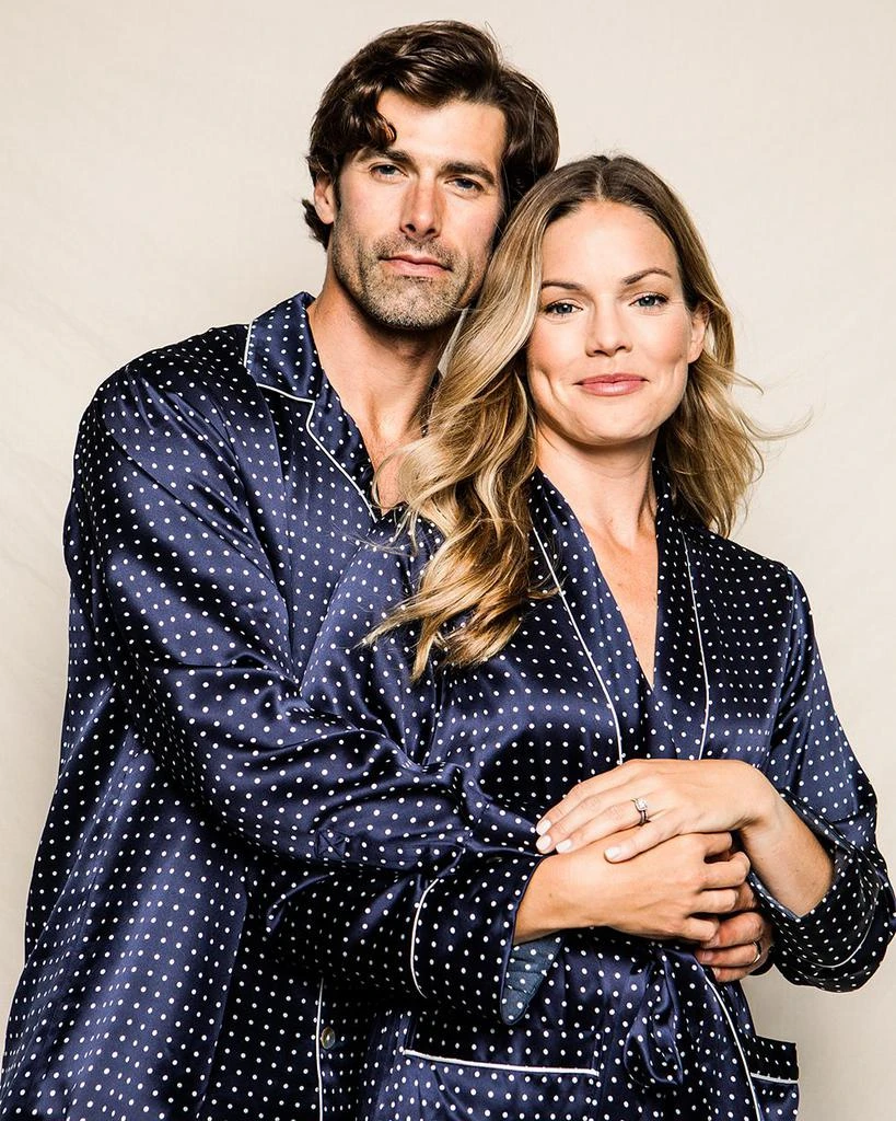 Petite Plume Silk Polka Dot Pajama Set 4