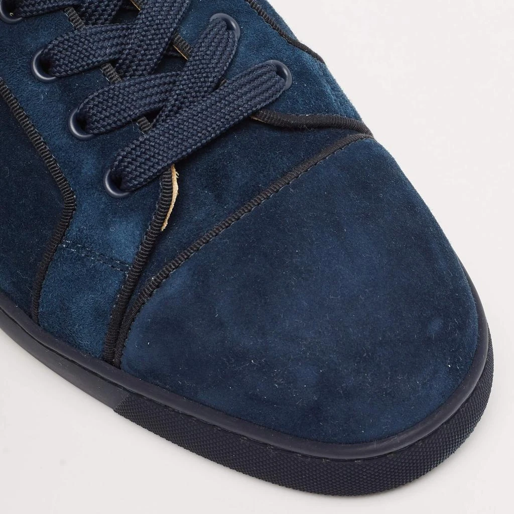 Christian Louboutin Christian Louboutin Navy Blue Suede Fun Louis Junior Sneakers Size 43.5 7