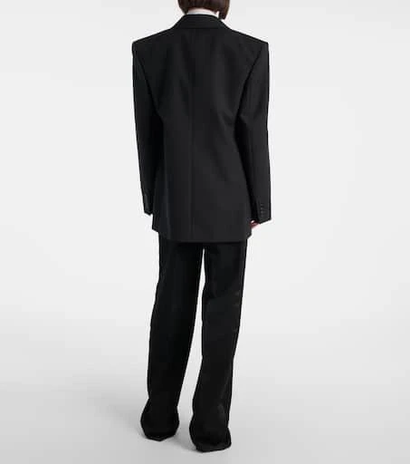 Yves Saint Laurent Double-breasted wool canvas blazer 3