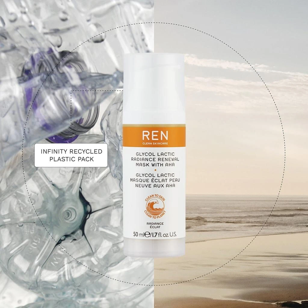 REN Clean Skincare REN Clean Skincare Glycol Lactic Radiance Renewal Mask 50ml 5