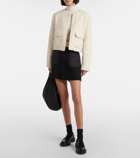 Moncler Dauphin tweed down jacket 2