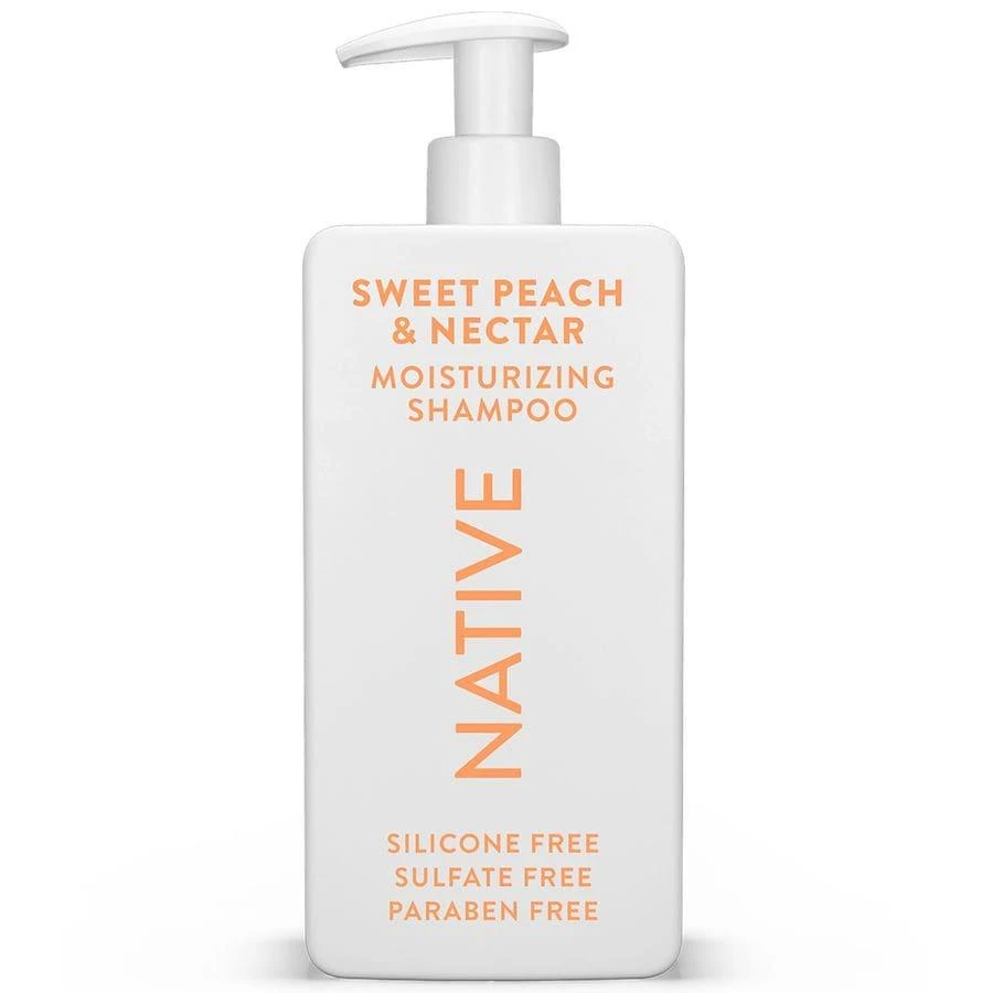Native Moisturizing Shampoo, Sulfate Free, for Women and Men Sweet Peach 
Nectar