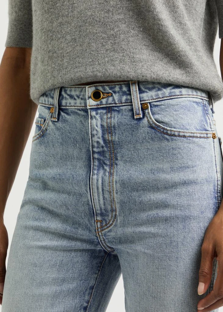 Khaite Abigail straight-leg jeans  5
